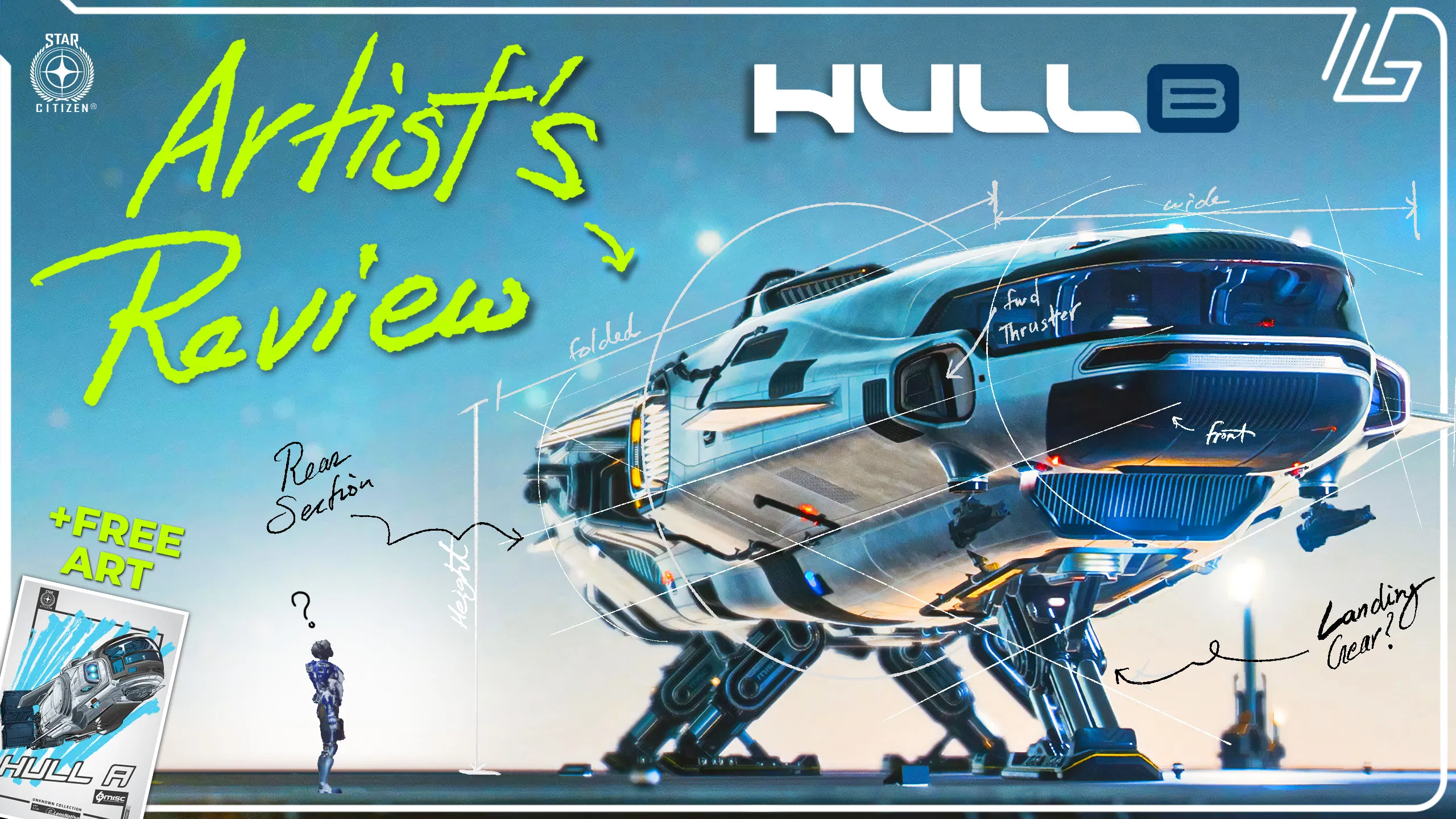 MISC Hull B Ship Review Star Citizen Video